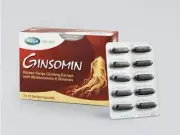 Ginsomin Korean Panax Ginseng Extract Plus Multivitamin 30 capsule~ Mega We Care
