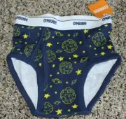 NWT Gymboree Boys Size XS 4 Space Theme Briefs One Pair