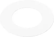 uxcell 1.6" ID 2.8" OD Light Trim Ring, White Goof Ring Matte Circular Light Cover Lighting Fixture for Ceiling Wall Recessed Can Downlights