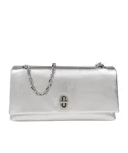 Marc Jacobs The Metallic Dual Chain Wallet One size silver