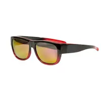 在飛比找蝦皮購物優惠-KOSUI太陽眼鏡#6389/多功能寶麗萊偏光掛鏡-黑紅