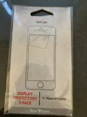 Verizon Display Protectors 3-pack For New iPhone 5/5s- New in Pack