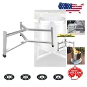 Elevate Your Outdoor Experience - 27-Inch Firepit Stand for Smokeless Firepits
