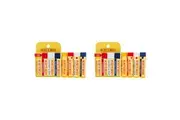 Best Of Burts Moisturizing Lip Balm Set by Burts Bees for Unisex - 4 x 0.15 oz Lip Balm Beeswax, Strawberry, Coconut and Pear, Vanilla Bean - Pack of 2