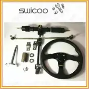 Large Steering Wheel Rack Pinion Tie Rod Kit For Go Kart Buggy Hotrod Project