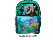 Disney Pixar the Good Dinosaur Boys Girls 16" Canvas Green Backpack-1598