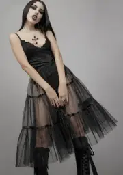 [Widow] Haunting Melody Midi Dress