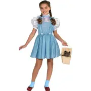 Wizard Of Oz Dorothy Classic Girls Fancy Dress Up Party Costume 9-10