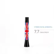 3"-Red Union Jack UK Union Jack Design Short Antenna Matching For Mini Cooper ， (for: Mini)
