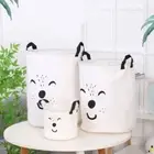 Cartoon Foldable Laundry Basket Large Capacity Toy Storage Basket Home