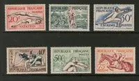 在飛比找Yahoo!奇摩拍賣優惠-【雲品1】法國France 1953 SC 700-705 