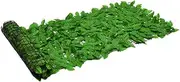 Artificial Ivy Privacy Fence Wall Screen with Green Leaves, Faux Greenery Backdrop Ivy Vine Leaf Hedges Fence Panels for Indoor Outdoor Decor, 600x75 cm