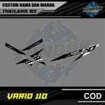 COOL STRIPING HONDA VARIO 110 FI 泰國風格 03 RACING BOY 已剪輯,只需粘貼