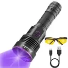 Alonefire SV43 36W 365nm UV Flashlight USB Rechargeable Ultraviolet Blacklight