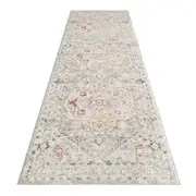 Phoebe meditating Light Grey Runner Rug