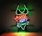 Crs Light Bikini 17"x14" Neon Sign Light Tiki Bar Wall Hanging Visual Artwork
