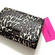 NWT Original BETSEY JOHNSON Clutch Convertible Crossbody Bag Leopard Animal Prin