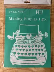 Chalk Couture Typewriter Club Size B Transfer Stencil 8x10 Retired