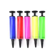 Portable Plastic balloon swim ring Inflatable Ball Hand Air Pump random co&UU
