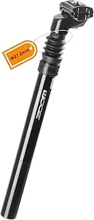 Bike Suspension Seat Posts, 25.4/27.2/30.4/30.9/31.6mm, Bicycle Seatpost with Adjustable Absorber for MTB/e-Bike/BMX/Childrens Bike