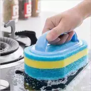 Sponge Cleaning Brushes Handle Dish Sponge Brushes Floor Wall Ceramic Tile Clean