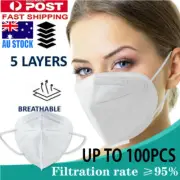 100pcs 5-Layer High-Density Mask PM2.5 Wind And Mist Pollution Protection Filter