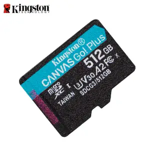 Kingston 金士頓 512G Canvas Go! Plus microSDXC UHS-I C10 U3 記憶卡