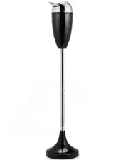 Outdoor Floor Standing Ashtray Adjustable Height Self-Cleaning Black, Suitable For Living Room Corri