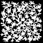 Crafter's Workshop Template 12"x 12" - Viney Flowers*