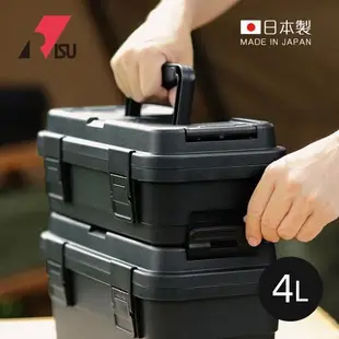 日本RISU TRUNK CARGO日本製可連結層疊組合式工具箱-4L-多色可選