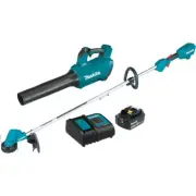 Makita XT287SM1 18V LXT Li-Ion 13 in. String Trimmer/Blower Combo Kit (4 Ah) New