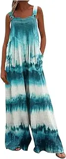[Generic] Long Pantsuit for Women womens formal jumpsuits western jumpsuit for women cute outfit Bib Pants with Big Pockets 2000s fancy dress Resort Wear for Women 2023 @101