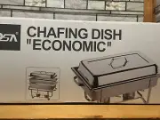 9.5 Qt Stainless Steel Chafer Chafing Dish Set Full Size, We Ship Daily USPS