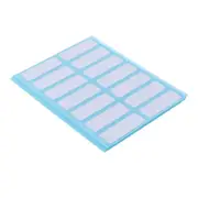 12 Sheets/pack 13x38mm Paper Self Adhesive Sticky White Label Name Stickers Blank Note Label Bar DIY Stationery Sticker