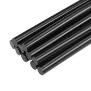 Mini Hot Glue Gun Sticks 8-inch x 0.44-inch for Glue Guns, Black 10pcs