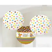 Fisher Price Hello Baby Jungle Animals Shower Party Decoration Paper Lanterns