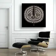 BOBO BWA SUN MASK~ Compelling Lg Wall Art 16x16 Ready to Hang~ CANVAS WRAP PRINT