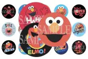Elmo Pre-Cut 1 Inch Bottle Cap Images (7 Options)