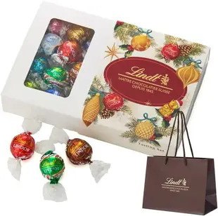 日本熱銷 Lindt 聖誕巧克力禮盒組 聖誕禮盒 巧克力 泰迪熊造型 緞帶禮盒 交換禮物 聖誕禮物 牛奶巧克力 白巧克力 小熊造型 新年禮物【小福部屋】