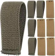 TOKIDNY Loop Belt Retainer 10pcs Elastic Belt Loops for Men Women Comfort Fit for Tactical Bag and Luggage Straps