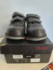 Dexter Men's V Strap Black Bowling Shoes Size Men’s 7.5 M #B2513-1