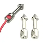 2/6Pcs Stainless Steel Speargun Band Wishbone Inserts Silver Hot Sale Brand New