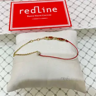 RedLine Illusion 0.05克拉圓形鑽石金全繩半繩半鏈女士手鍊