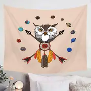 Arrows Dream Catcher and Owl Tapestry