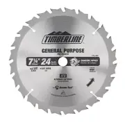 Pack of 3 TiLine 7 1/4 in. x 24-Tooth Framing Circular Saw Blade NEW