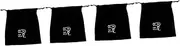 [MERRYHAPY] 4 Pcs Blow Dryer Storage Pouch Travel Hair Dryer Bag Drawstring Jewelry Organizer Box Waterproof Storage Organizer Home Sundries Bag