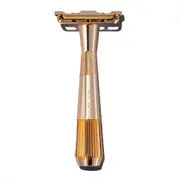 Leaf Shave Twig Reusable Single-Blade Razor (5pk Blades) - Gold