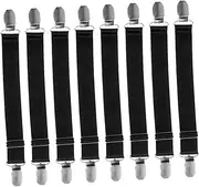 COSMEVIVI 8pcs Boot Clip Ties Pants Boot Clips Motorcycle Pant Leg Clips Adjustable Motorcycle Strap Clips Motorcycle Pants Accessory Adjustable Motorcycle Pants Clips Parts Pants Leg Straps