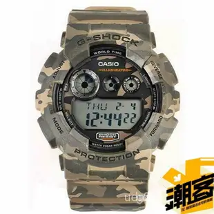 韓國🇰🇷代購 男士棕色G SHOCK數字樹脂帶手錶GD120CM-5夏季新品 2z62 65OJ