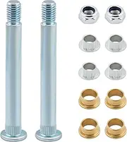 Door Hinge Pin and Bushing Repair Kit Compatible With 1994-2004 Mustang 1988-2002 Continental 1982-2011 Town Car 2003-2005 Aviator & Multiple Models Replaces 703-270 38438(2 pins 1 Door)